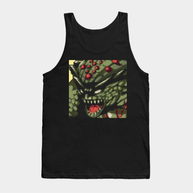 Resident Evil Hunter Pixel Art Tank Top by AlleenasPixels